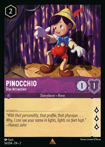 Pinocchio - Star Attraction 56/204