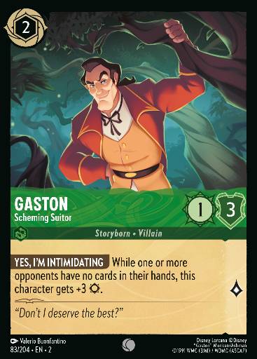 Gaston - Scheming Suitor 83