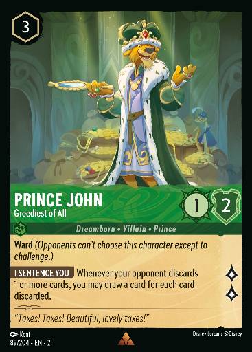 Prince John - Greediest of All 89/204