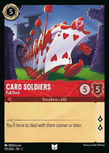 Card Soldiers - Full Deck 105