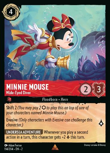 Minnie Mouse - Wide-Eyed Diver 114