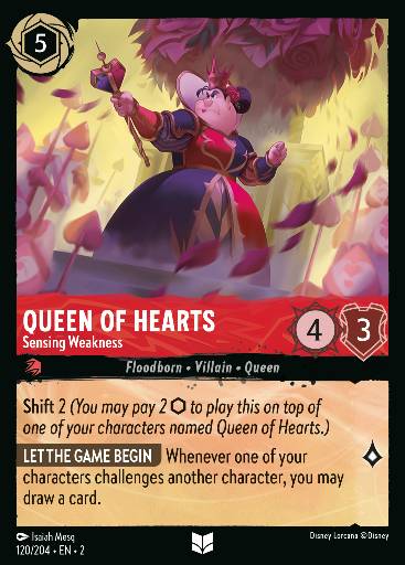 Queen of Hearts - Sensing Weakness 120/204