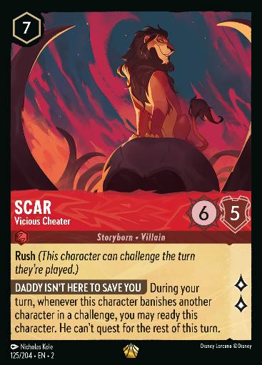 Scar - Vicious Cheater 125