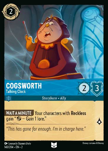 Cogsworth - Talking Clock 143/204