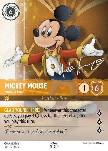 Mickey Mouse - Friendly Face 18/P1