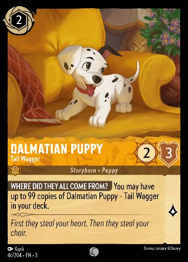 Dalmatian Puppy - Tail Wagger 4c/204