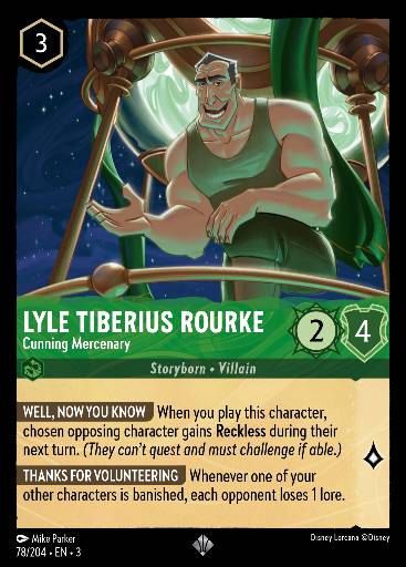 Lyle Tiberius Rourke - Cunning Mercenary 78