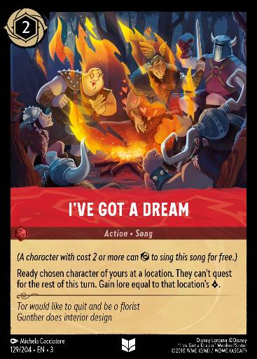 I've Got a Dream 129