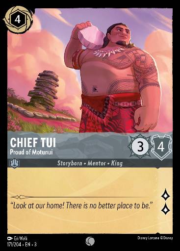 Chief Tui - Proud of Motunui 171
