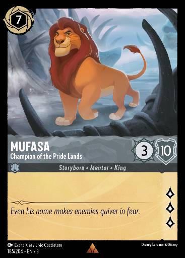 Mufasa - Champion of the Pride Lands 185/204