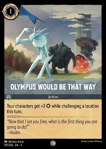 Olympus Would Be That Way 197/204