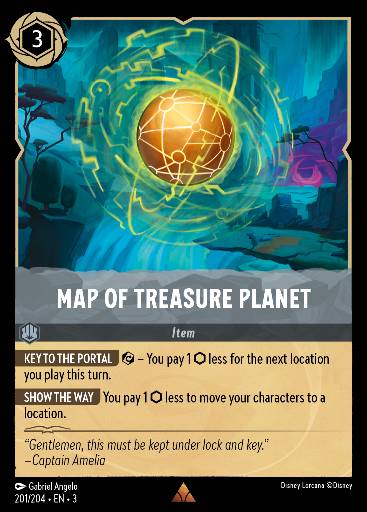 Map of Treasure Planet 201/204
