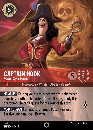 Captain Hook - Master Swordsman 214/204
