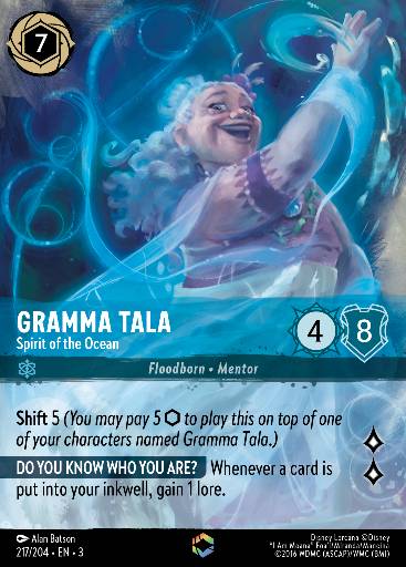 Gramma Tala - Spirit of the Ocean 217/204