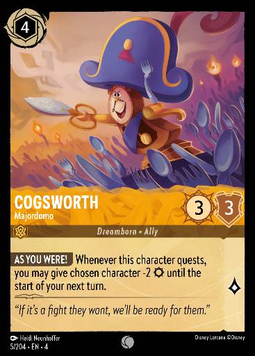 Cogsworth - Majordomo 5/204