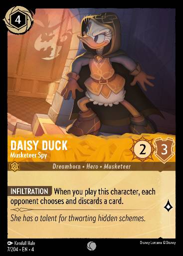 Daisy Duck - Musketeer Spy 7/204