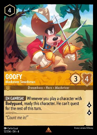 Goofy - Musketeer Swordsman 12