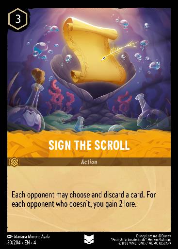 Sign the Scroll 30/204