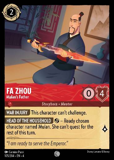 Fa Zhou - Mulan's Father 105