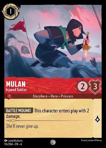 Mulan - Injured Soldier 116