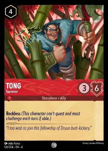 Tong - Survivor 126