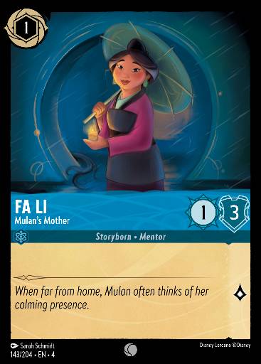Fa Li - Mulan's Mother 143