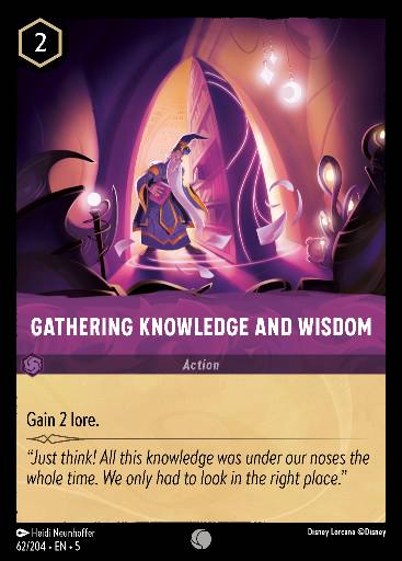 Gathering Knowledge and Wisdom 62