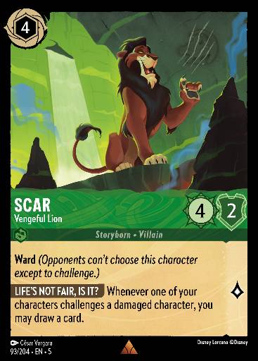 Scar - Vengeful Lion 93