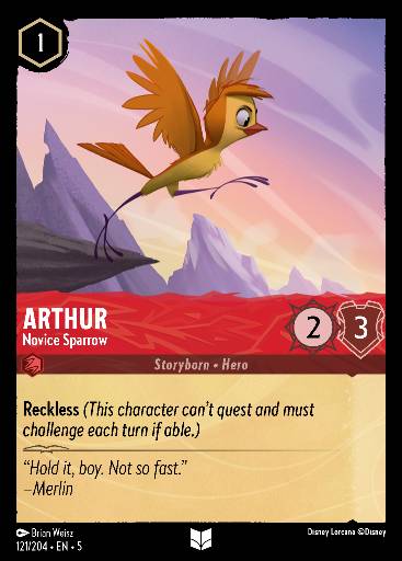 Arthur - Novice Sparrow 121