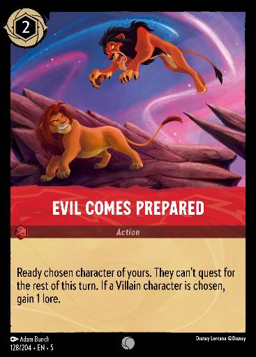 Evil Comes Prepared 128