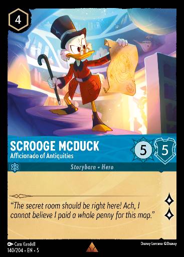 Scrooge McDuck - Afficionado of Antiquities 140