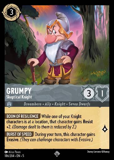 Grumpy - Skeptical Knight 186