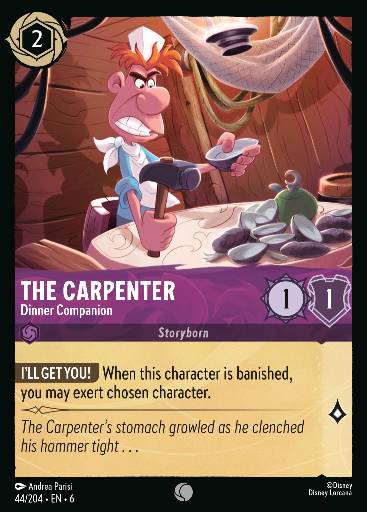 The Carpenter - Dinner Companion 44