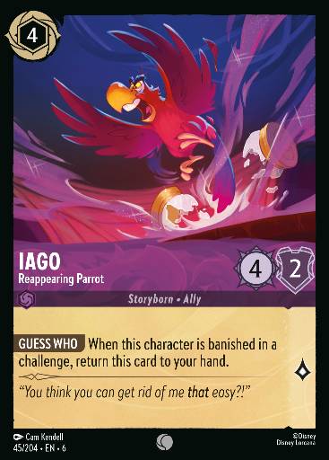 Iago - Reappearing Parrot 45