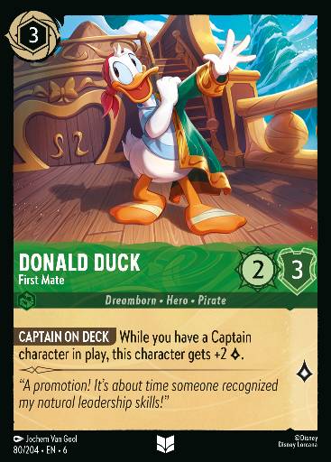 Donald Duck - First Mate 80