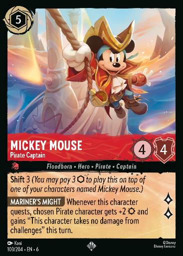 Mickey Mouse - Pirate Captain 103