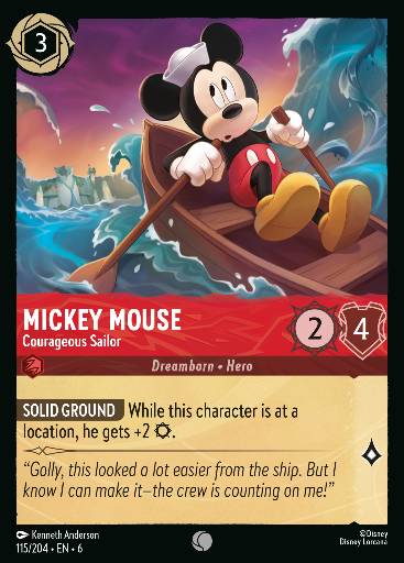 Mickey Mouse - Courageous Sailor 115
