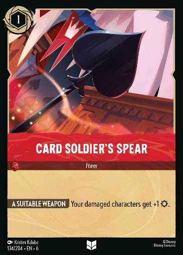 Card Soldier's Spear 134