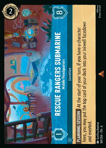 Rescue Rangers Submarine - Mobile Headquarters 169
