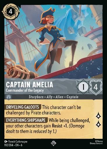 Captain Amelia - Commander of the Legacy 192