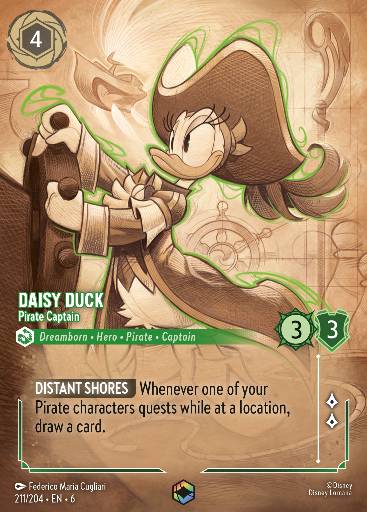 Daisy Duck - Pirate Captain 211