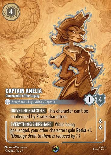 Captain Amelia - Commander of the Legacy 221