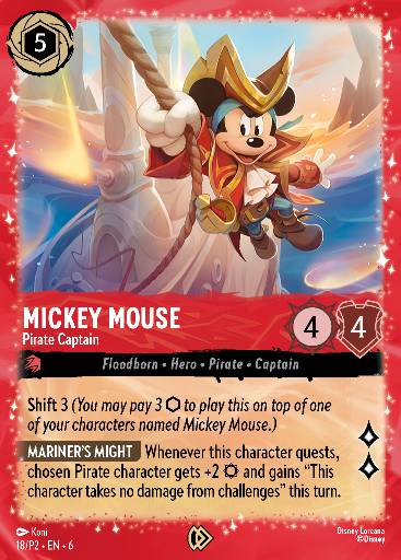 Mickey Mouse - Pirate Captain 18