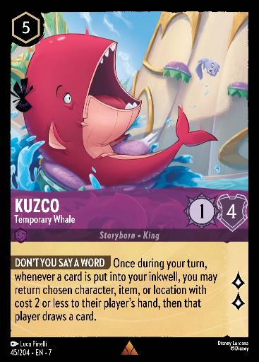 Kuzco - Temporary Whale 45