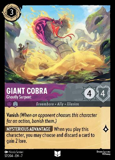 Giant Cobra - Ghostly Serpent 57/204