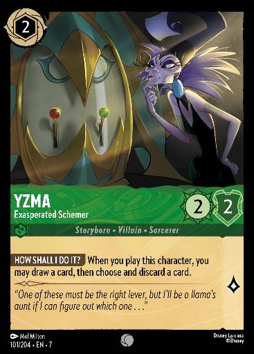 Yzma - Exasperated Schemer 101