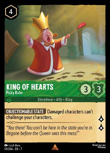 King of Hearts - Picky Ruler 111