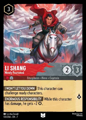 Li Shang - Newly Promoted 133