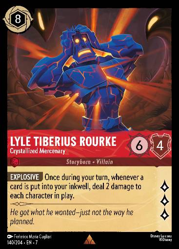 Lyle Tiberius Rourke - Crystallized Mercenary 140