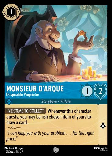 Monsieur D'Arque - Despicable Proprietor 157